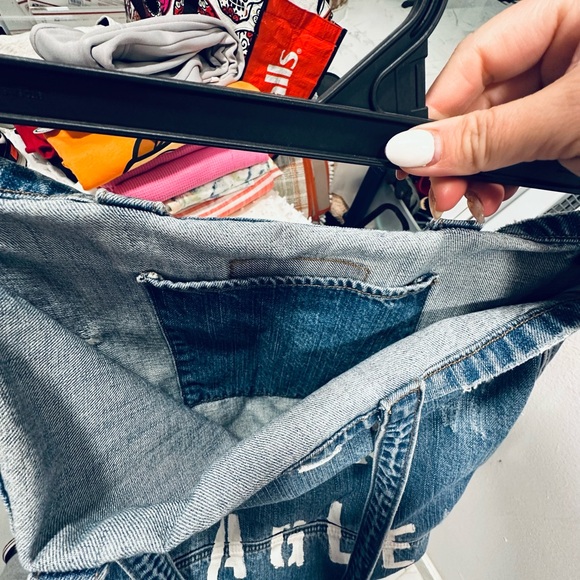 American Eagle Outfitters Blue Denim Tote - Picture 4 of 6
